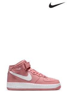 Nike Red Air Force 1 Mid LE Youth Trainers (K80289) | kr1,103