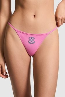 Victoria's Secret PINK Fuchsia Pink Tennis G String Cotton Knickers (K80561) | kr160