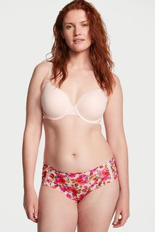 Victoria's Secret Purest Pink Basic Animal Instincts Cheeky Posey Lace Knickers (K80700) | kr117
