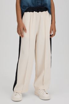 Reiss May Woven Stripe Drawstring Trousers