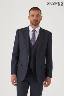 Синий - Skopes Romulus Tailored Fit Sustainable Suit Jacket (K80938) | €137