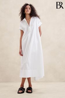 Белый - Banana Republic Cruz Poplin Maxi Dress (K81002) | €179
