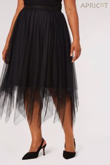 Apricot Black Tulle Hanky Hem Tutu Skirt (K81138) | HK$360