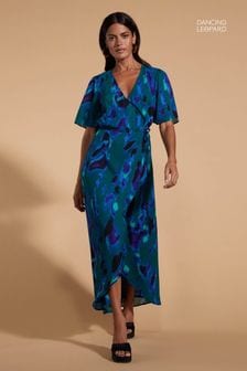 Dancing Leopard Jenna Blue Maxi Dress (K81277) | $130