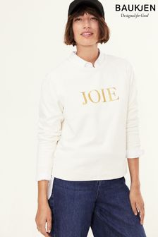 Baukjen Fauve Organic White Sweatshirt