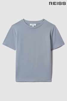 Azul porcelana - Camiseta con cuello redondo Bless de Reiss (K81456) | 17 €