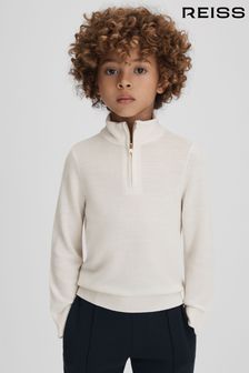 Зимняя одежда - Шерстяной джемпер с короткой молнией Reiss Blackhall (K81469) | €52