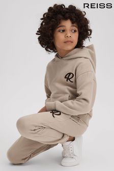 灰褐色 - Reiss Cade棉质莫蒂夫連帽上衣 (K81568) | NT$2,160