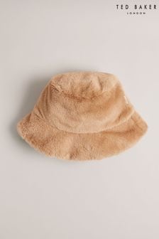 Ted Baker Natural Prinnia Faux Fur Bucket Hat (K81695) | LEI 209
