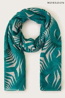 Легкий шарф с пальмовым принтом Monsoon (K81731) | €33