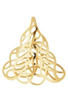Georg Jensen Gold Christmas Table Tree 18KT Gold Plated