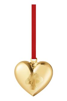 Georg Jensen Gold Christmas Collectibles 2023 Heart 18KT Gold Plated