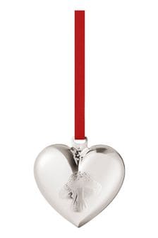 Georg Jensen Silver Christmas Heart Palladium Plated (K81830) | MYR 174