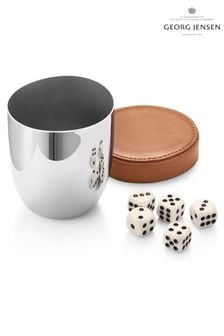 Georg Jensen Sky Dice Travel Set Cup And 5 Piece Dice (K81833) | 440 ر.س