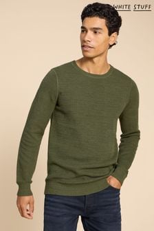 White Stuff Green Attadale Crew Neck Jumper (K82006) | SGD 98