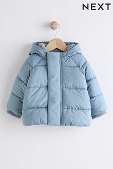 Blue Baby Puffer Coat (0mths-2yrs) (K82062) | $34 - $38