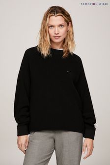 Tommy Hilfiger Knit Black Sweater (K82100) | 693 QAR