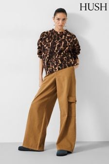 Marrón - Pantalones cargo de pernera ancha Jess de Hush (K82266) | 126 €