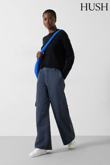 Gris - Pantalones cargo de pernera ancha Jess de Hush (K82273) | 126 €