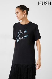 Hush Black On Va Danser T-Shirt (K82308) | 98 zł