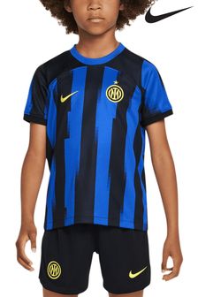 Nike Blue Mini Inter Milan Home Kit Shirt 2023-24 Little Kids (K82373) | €69