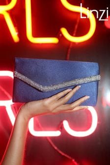Linzi Blue Aveline Envelope Clutch Bag (K82464) | HK$308