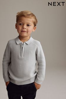 Boys Girls Older Boys Younger Boys Polo Shirts Grey Knitwear Next Bahrain