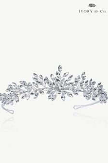 Ivory & Co Silver Winter Star And Crystal Sparkling Tiara (K82777) | €117