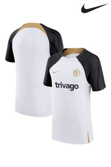 Blanco - Camiseta de entrenamiento del Chelsea Strike para niños de Nike (K82839) | 54 €
