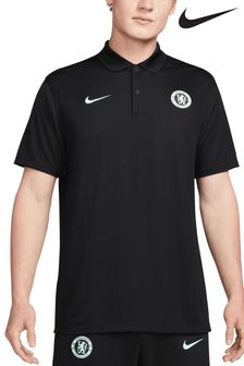 Schwarz Chrom - Nike Chelsea Victory Polo-Shirt (K82850) | 62 €