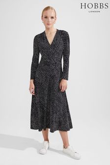 Hobbs Black Jersey Drew Dress (K82884) | OMR51
