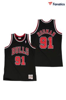 Fanatics NBA Chicago Bulls Dennis Rodman 1995 Hardwood Classics Alternate Swingman Black Jersey (K82902) | €140