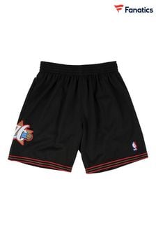 Fanatics NBA Philadelphia 76ers Hardwood Classics Swingman Black Shorts (K82920) | SGD 135