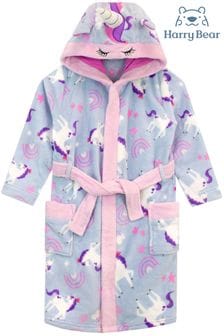 Harry Bear Purple Unicorn Dressing Gown (K83004) | kr510