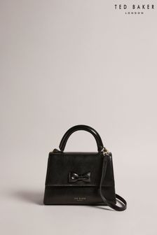 حقيبة Baelli بمقبض علوي صغير مزينة بفيونكة سوداء من Ted Baker (K83184) | 658 د.إ