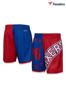 Fanatics Blue NBA Philadelphia 76ers Big Face Fashion Shorts 5.0 (K83284) | AED333