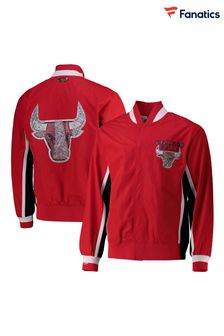 Fanatics Red NBA Chicago Bulls Mitchell & Ness 75th Anniversary Warm Up Jacket (K83312) | $317