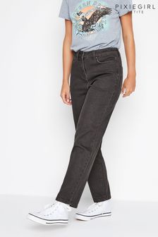 Grau - PixieGirl Mom-Jeans in Kurzgröße (K83384) | 58 €