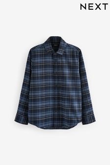 Navy Check Single Oxford Shirt (3-16yrs) (K83542) | $21 - $29