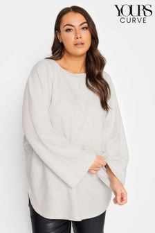 Yours Curve Natural Bating Seam Jumper (K83887) | AED161