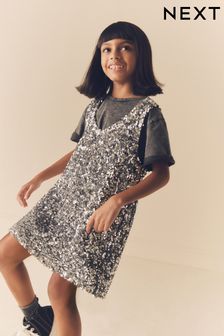 Next girls sequin dress shop