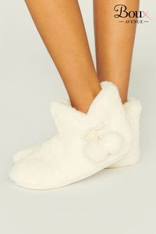 Boux Avenue Plush Slippers Boots (K84017) | kr400