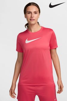 Nike Bright Pink Dri-FIT Graphic Swoosh Short Sleeve T-Shirt (K84455) | €21