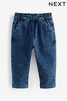 Denim TIe Waist Jeans (3mths-7yrs) (K84799) | ₪ 50 - ₪ 59