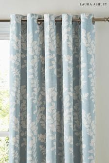 Laura Ashley Seaspray Waxham Eyelet Lined Curtains (K85251) | €86 - €238