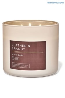 Bath & Body Works Leather and Brandy 3-Wick Candle 14.5 oz / 411 g (K85363) | €25