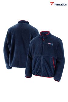 Fanatics Blue NFL New England Patriots Sherpa Fleece Jacket (K85836) | KRW160,100