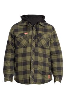 Hard Yakka Green Quilted Flannel Shacket (K85861) | €117