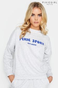 PixieGirl Petite Grey Marl Sport Sweater (K85953) | $53