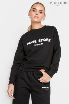 PixieGirl Petite Black Sport Sweater (K85956) | AED133